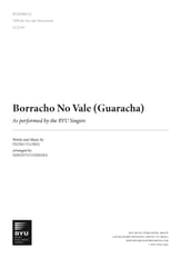Borracho No Vale SATB choral sheet music cover